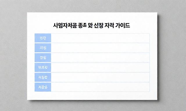 사업자지원금 관련 이미지 - 사업자지원금 종류 및 신청 자격 총정리 가이드